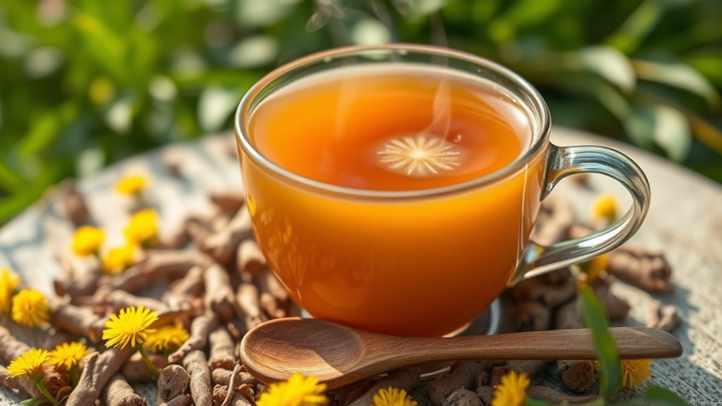 dandelion root tea benefits