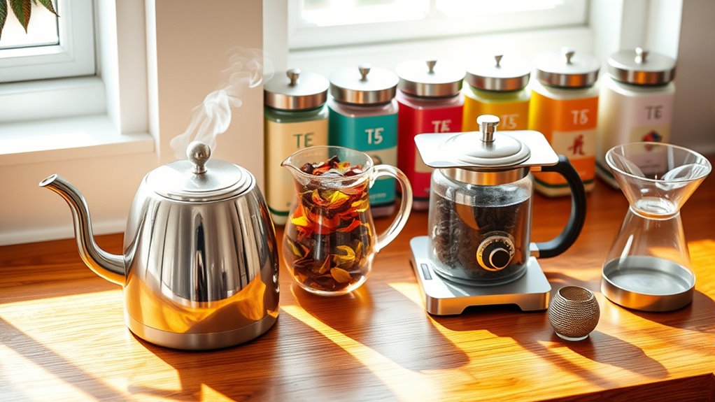 essential tea brewing tools