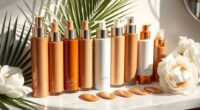 flawless glow with self tanners