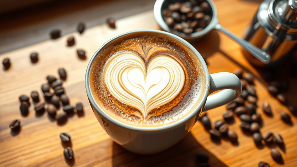 froth milk for latte