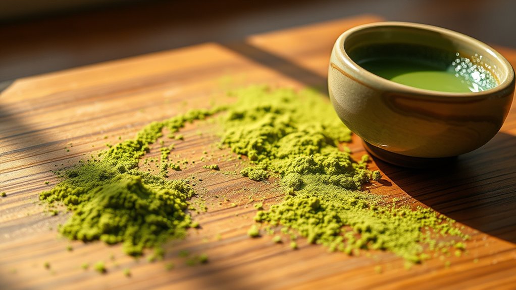 matcha s vibrant green hue