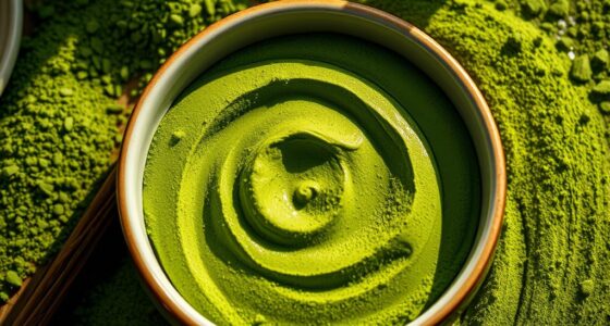 matcha s vibrant green hues