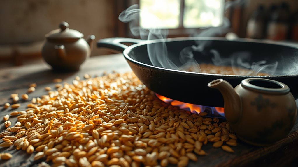 optimal flavor roasting barley