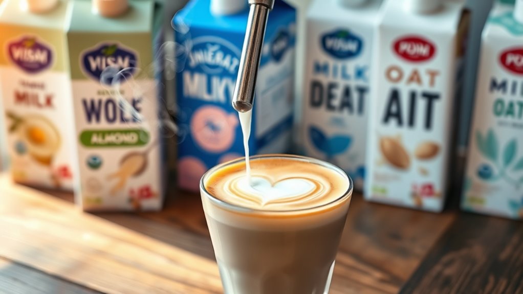 selecting ideal latte milk