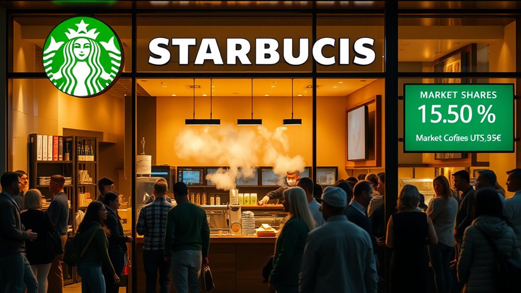 starbucks strong market leadership