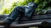 stylish waterproof rain pants