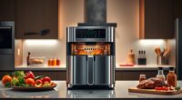 top double door air fryers