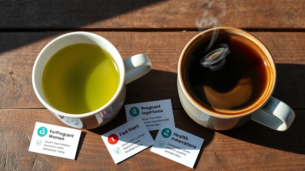 caffeine limits for special populations