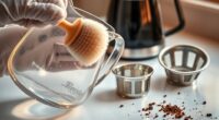 clean your coffee equipment regularly