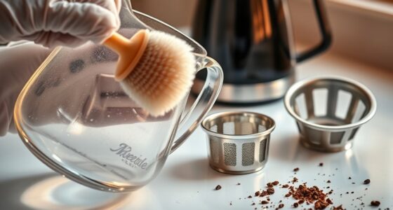 clean your coffee equipment regularly