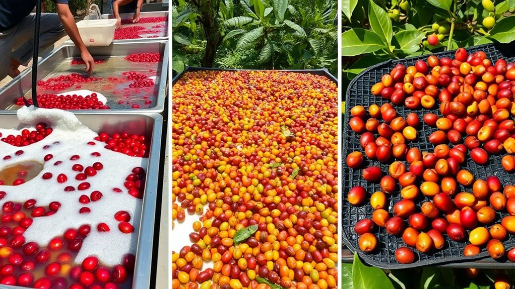 coffee bean processing techniques