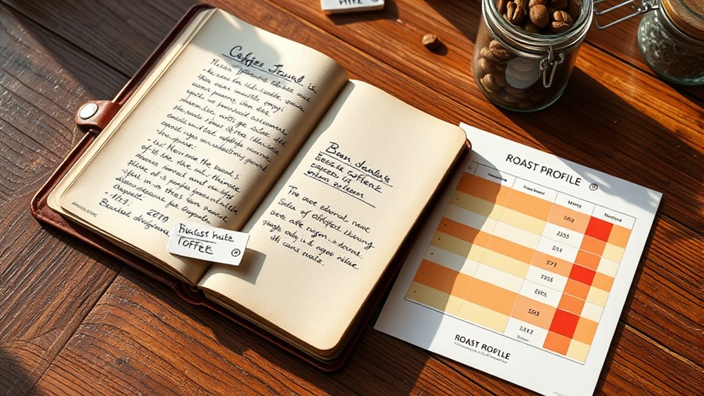 coffee origin and roast tracking