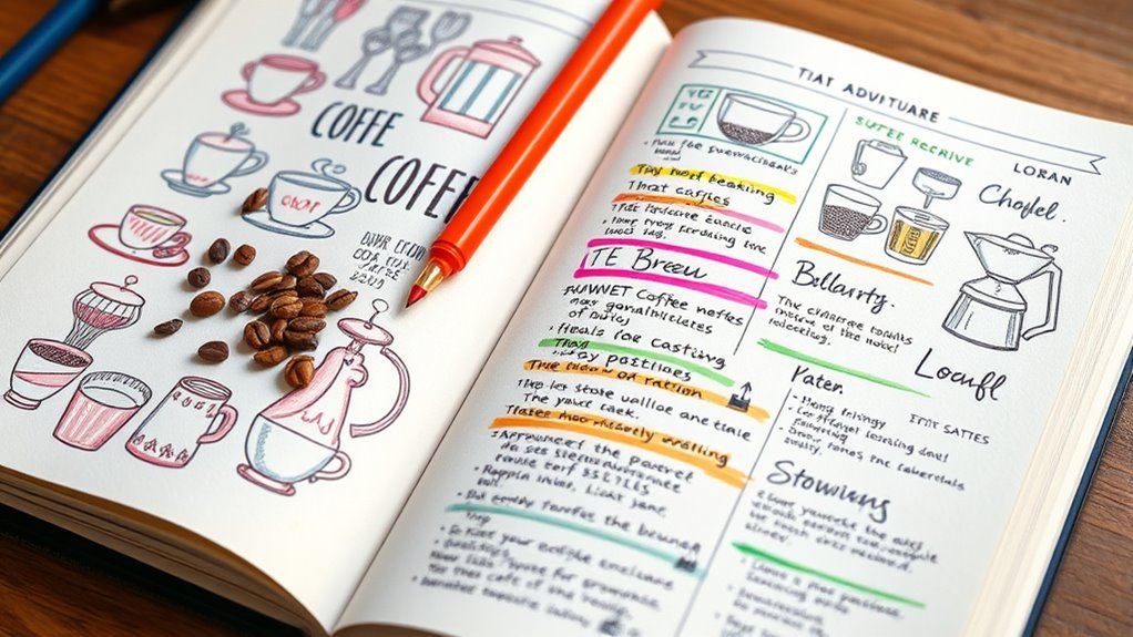 color coded visual organization