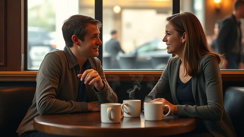 confident relaxed attentive presence