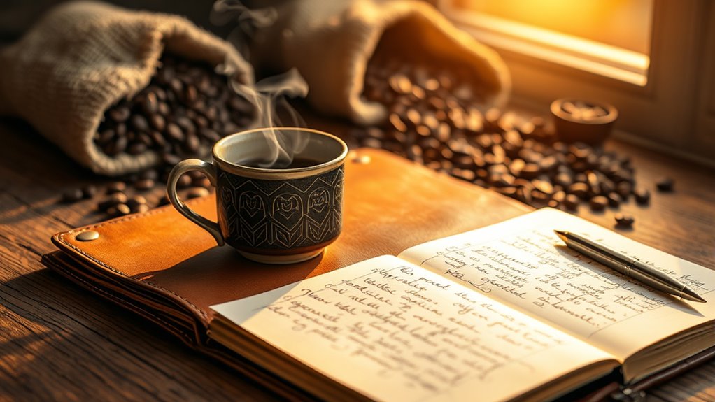 consistent daily coffee logging