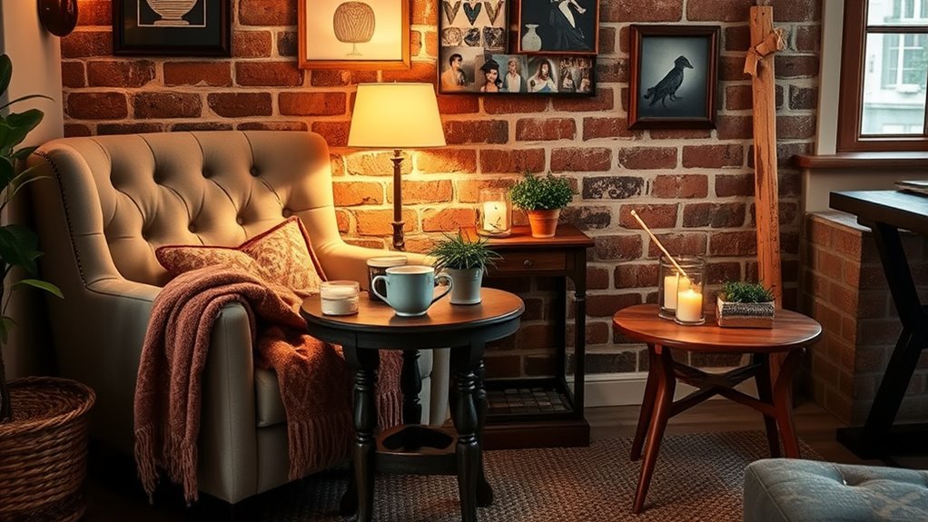 cozy functional inviting arrangement