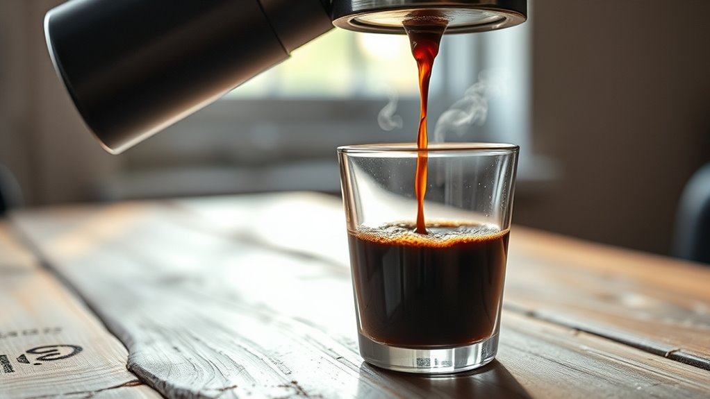 espresso style aeropress brewing