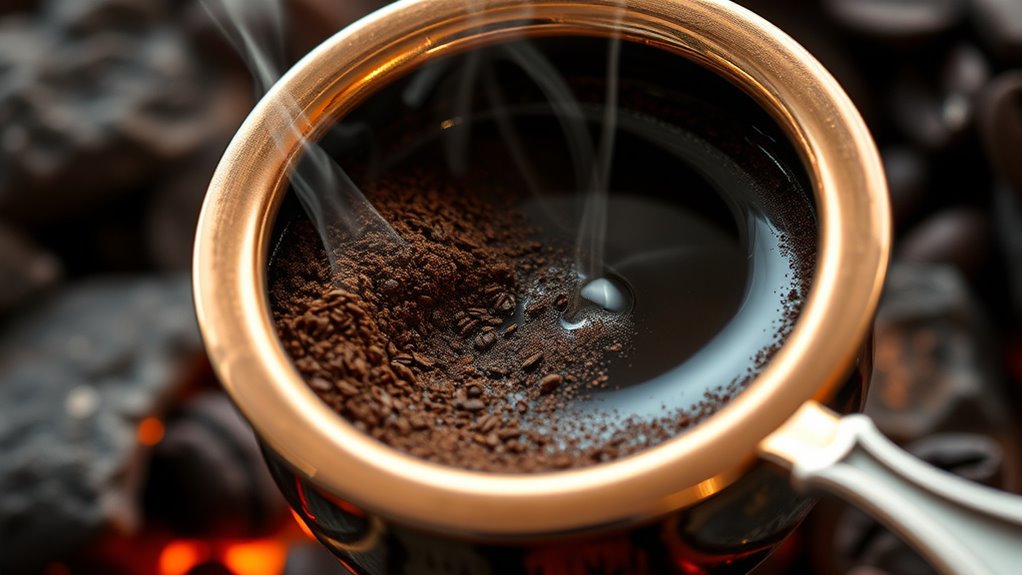 fine consistent powdery grind