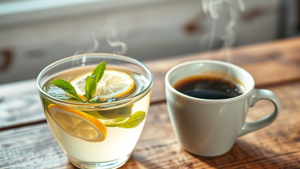 limit caffeine and monitor side effects