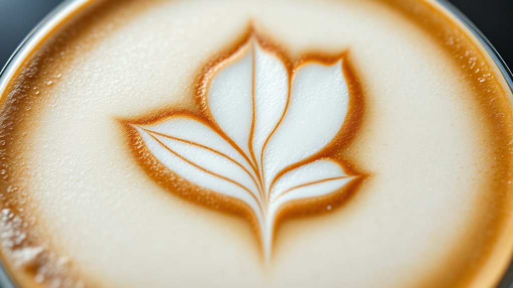 master pouring layered tulips