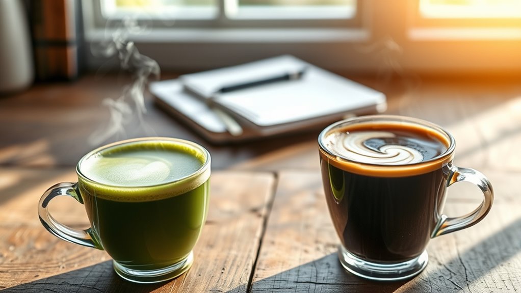 matcha offers steady focus