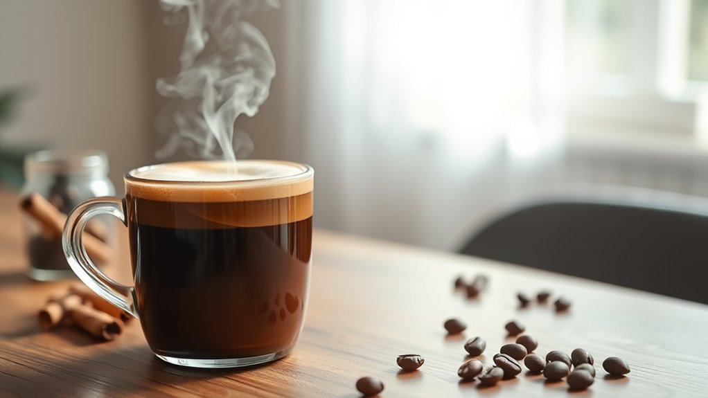 moderate coffee balanced timing