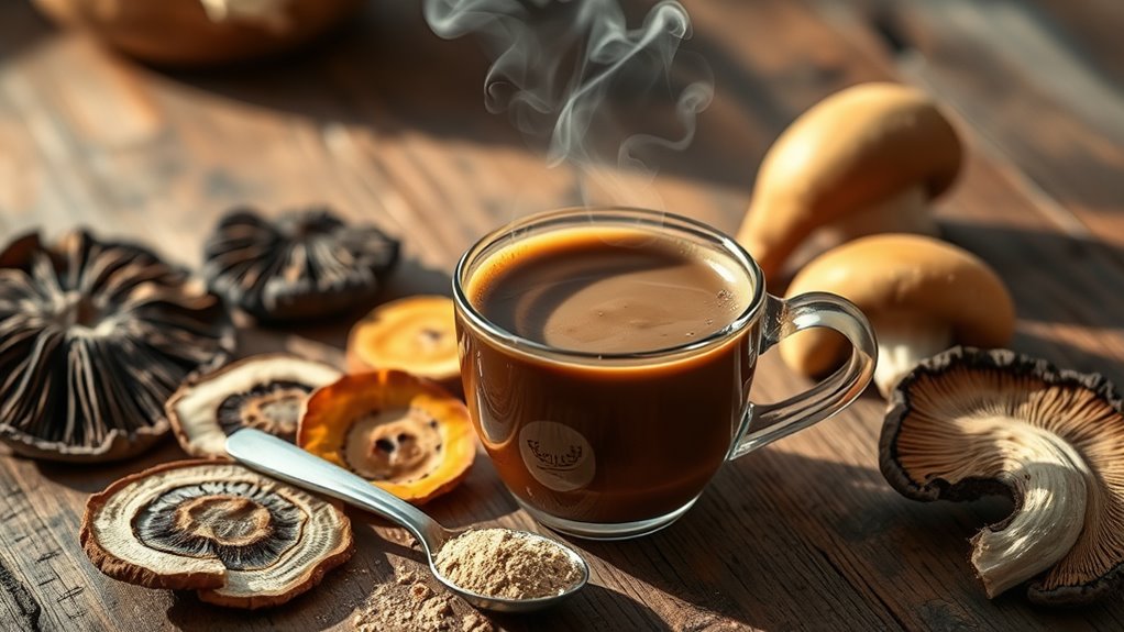 mushroom coffee boosts immunity