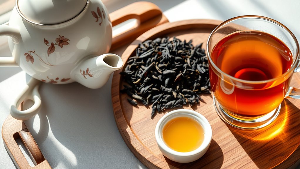 perfect black tea brewing