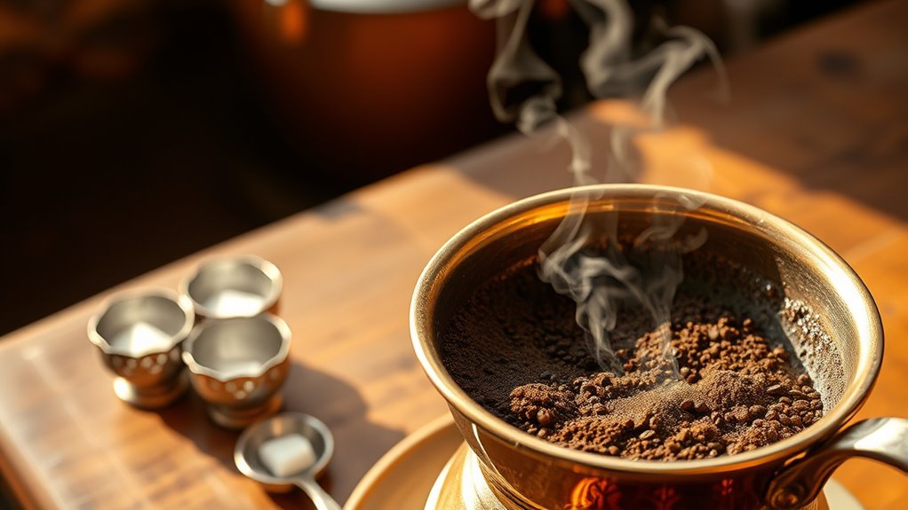 perfect turkish coffee brewing