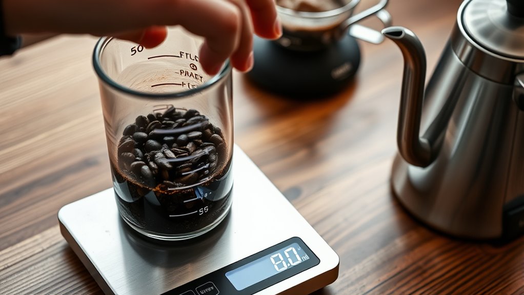 precise coffee brewing ratios