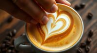 simple coffee art techniques