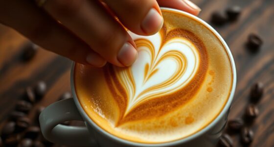 simple coffee art techniques