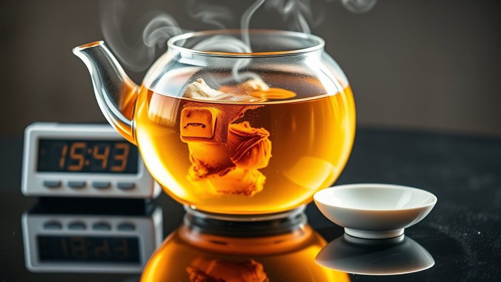 steeping time affects caffeine