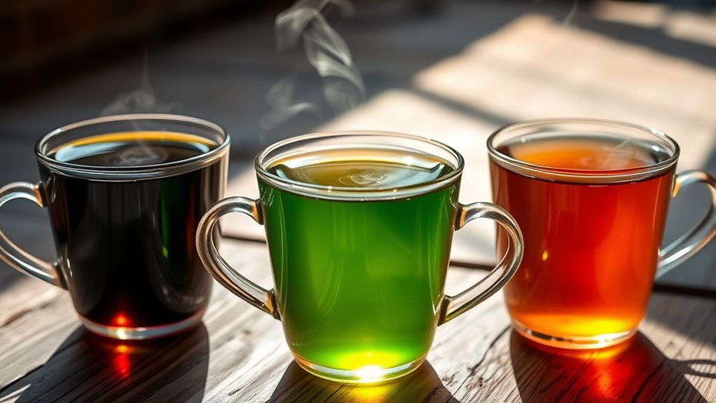 tea processing affects caffeine