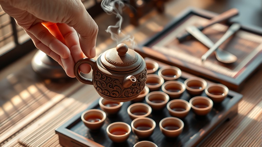 traditional chinese tea brewing