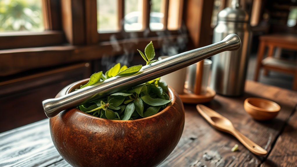 traditional south american herbal infusion