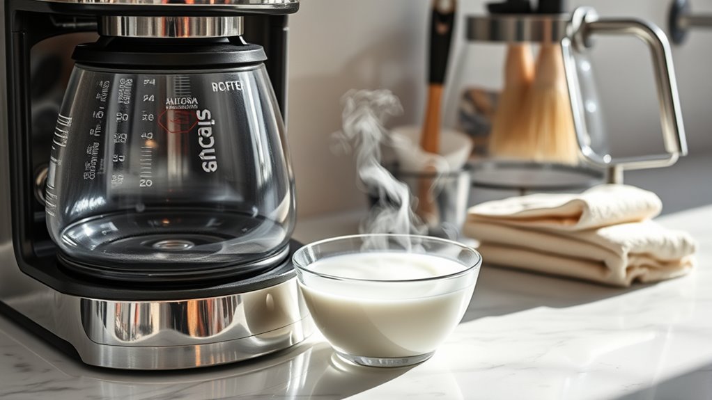 weekly coffee maker cleaning schedule