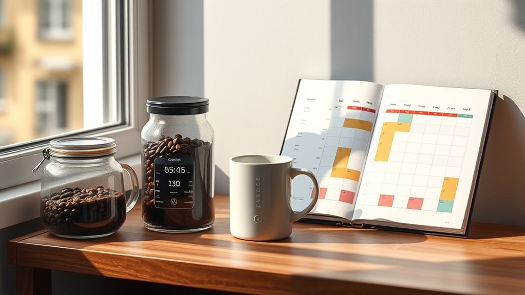 caffeine management schedule guidance
