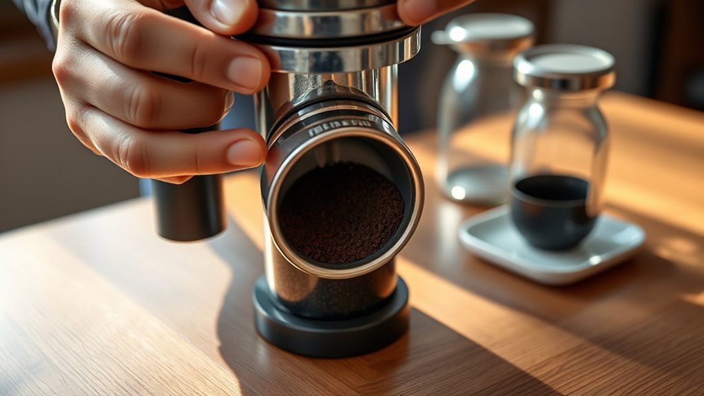 consistent aeropress brewing routine