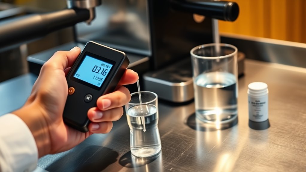 maintain water hardness regularly