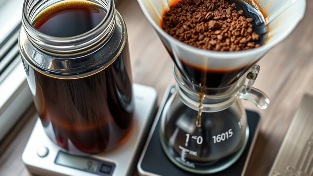 adjust ratios steep store