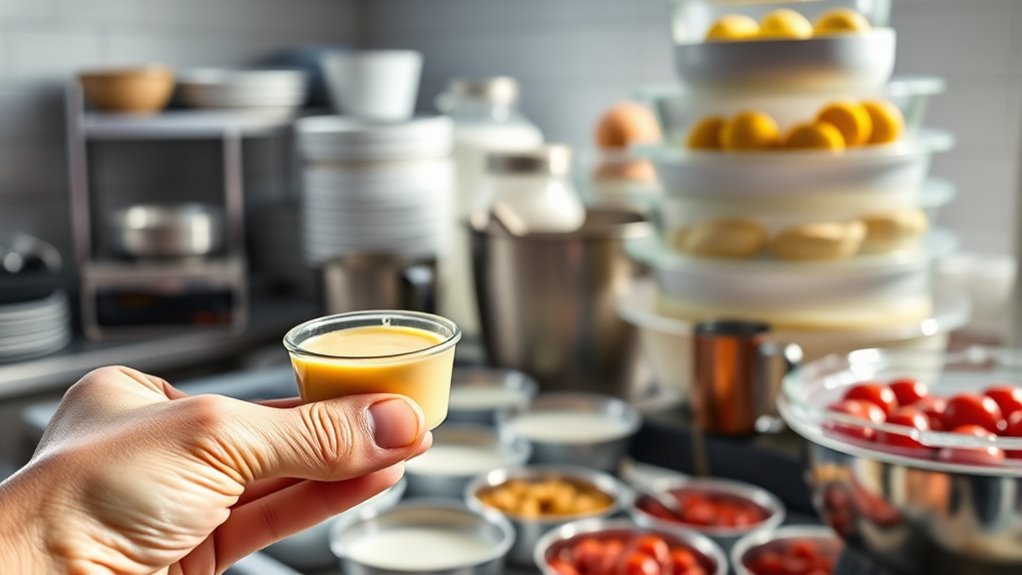 adjusting ingredients and equipment