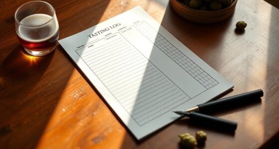 brewing tasting log template