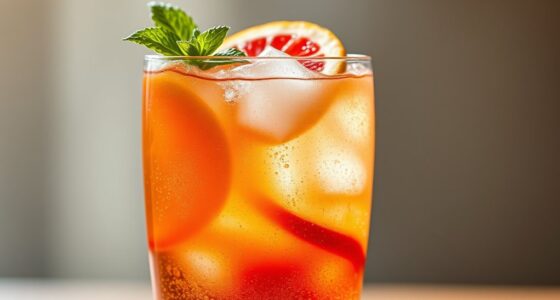 coffee cherry soda beverage