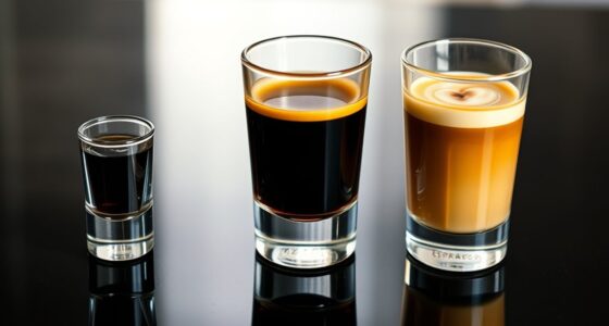 different espresso shot lengths