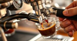 espresso pressure flow time