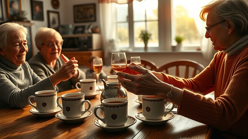 family coffee toasts