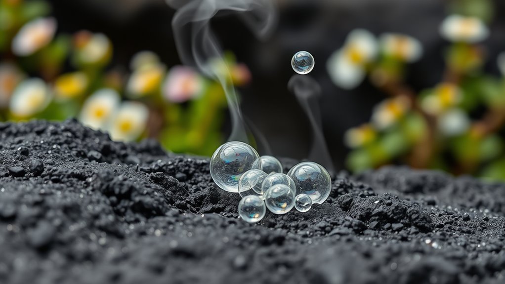 gas exchange and bubble formation