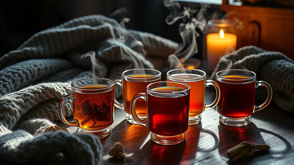 herbal warm drinks promote relaxation