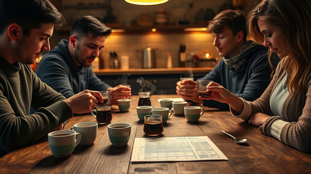 host fun coffee tasting